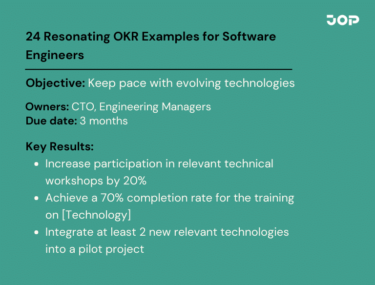 OKR Examples for Software Engineers