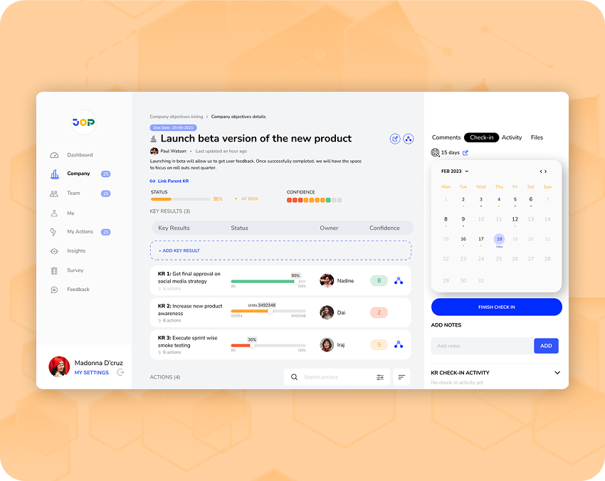Okr benchmark success Image